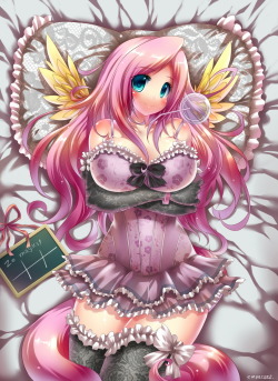 peprepme:  R18 humanized Fluttershy commission