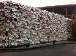 cruiseorbecruised:  An installation built out of 10,000 recycled
