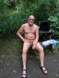 erasnude:  Enjoying Abbey House Gardens Another freedom pose,