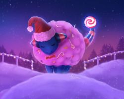 artkitt-creations: Sugar-coated Mareep   