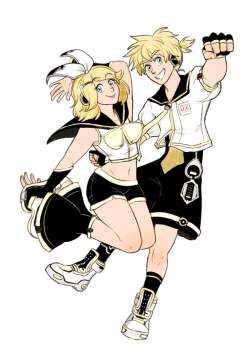 yesssss time to upload this Vocalofuture kagamine twins for the