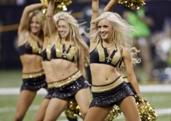 sports-babes:  New Orleans Saints cheerleaders the Saintsations