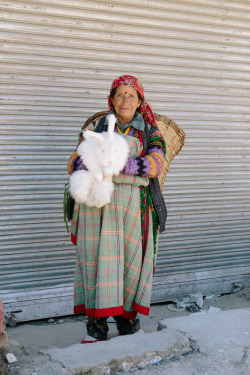 freundevonfreundentravel:  “A woman holding an angora rabbit