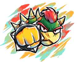toxart:decided to try a new style by drawing my smash bros main