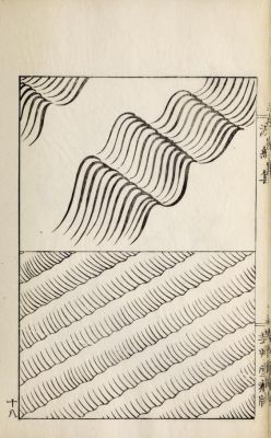 nemfrog:  Japanese ocean wave motifs. Ha Bun Shu. 1919.  