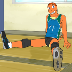 Volleyball Pokedude Pinup: Charmander