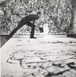 one-photo-day: Jackson Pollock, 1950, by Hans Namuth.