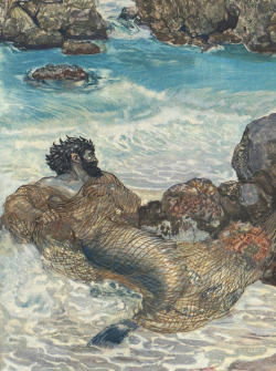 The Fisherman and the Sea, The Arabian Nights (Detail) Léon