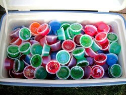 somehoebag:  Awesome Jello Shot Recipes!!!  1. *JAGER BOMB* boil