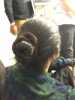 My bun last night.