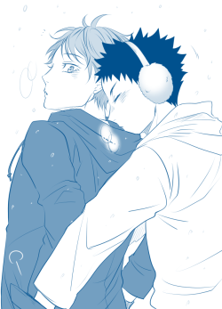 snakeyhoho:  “…Iwa-chan, you cold?”“Mmhmm…”Winter