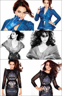  Sonakshi Sinha for L'Officiel&rsquo;s December 2013 issue. Facebook Twitter 