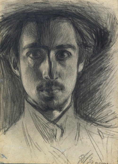 portraituresque:  Domenico Baccarini (1882-1907) - Self portrait