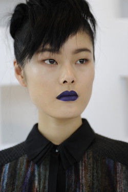 continuants:  huffpostbeauty:  Ann Yee’s Fall 2014 Makeup Is
