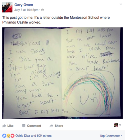 micdotcom:  This emotional letter written by Philando Castile’s