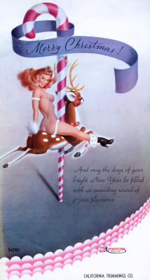 lovethepinups:    Bill Layne - Seasonal Calendar Covers from