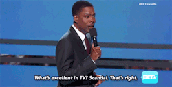 bananadome:  Chris Rock joking about Scandal at the 2014 BET