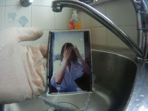 treml:  If you do a search for “Instax Image manipulation” you will get lots of results from people who did crazy/creative things with Instax pictures. Some buried them in the garden for days, others put them in the dishwasher. But rarely I liked