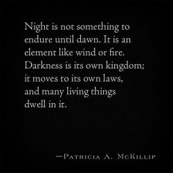 darkness is its own kingdom