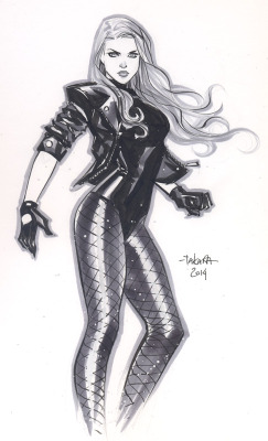 mtakara:  New York Comic Con 2014 sketch - Black Canary—for