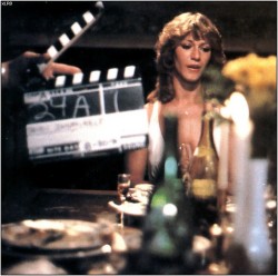 On the set of Insatiable (1980). Read about it here.