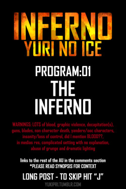 yukipri:  INFERNO: YURI NO ICEA Yuri!!! on Ice AUProgram:01 -