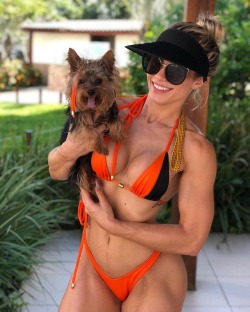 Fitness bikini models