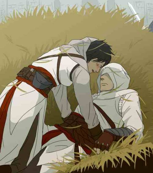 Collection of â€œAssassins Creedâ€ Fan Art by Doubleleaf Featuring Ezio,  Altair, Malik & Leonardo. Tumblr Porn