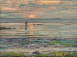 huariqueje:  Costal Landscape  -  Ole JuulNorwegian 1852-1927