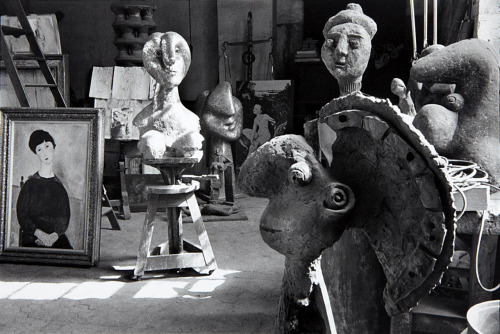 Henri Cartier-Bresson, Atelier Pablo Picasso, Rue des Grands-Augustins,