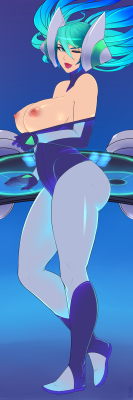 therealfunk:  DJ Sona daki commission for Treveran! Went without