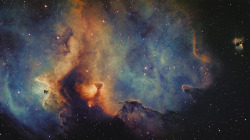 spacettf:  IC 1871 and Sharpless 2-201 by Tim Stone on Flickr.