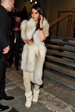  March 6, 2012: Kim at Kanye West’s Fall/Winter 2012/2013