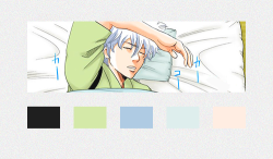 mayorathirteen:  Gintama color palettes (insp. / Free!) 