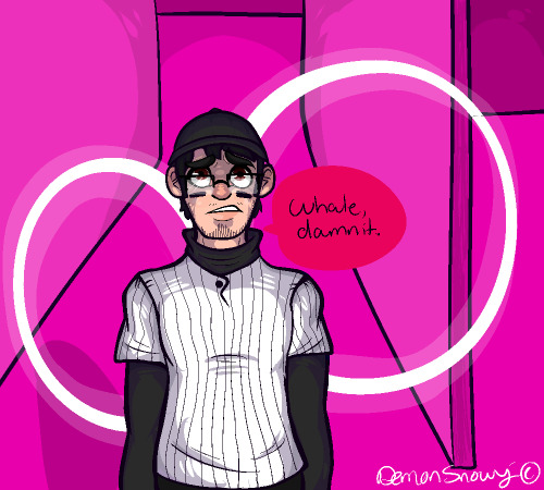 citycatslack:  I had to draw this, sorry.It was on porpoise *slaps knee* But yes, if he wants to then he totally should play it. The story and characters are unique, but I think he might get frustrated at it because of the puzzles though.