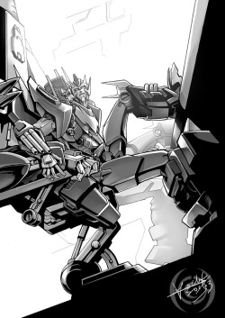 koch43:  This guest drawing was for 2 friends’ Magnus/Rodimus