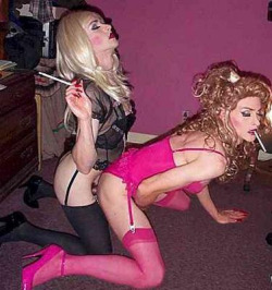 sissywhorejanelle:  monicasissiness:  A sissy’s gayness is