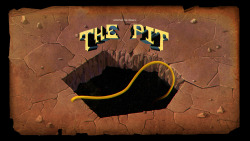 The Pit - title card design by Michael DeForge painted by Nick