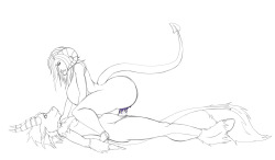 Annex pinned down by Devina A sketch commission for FluffyBastion