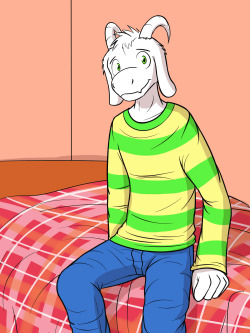 Asriel DreemurSorry if this a spoiler, but I wanted to draw this