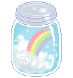 pretty-transparents:  rainbow in a jar? what a heck is physics 