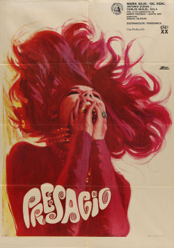 movieposteroftheday: Spanish poster for PRESAGIO (Miguel Iglesias,