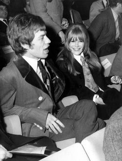 faithfullforever:  Mick Jagger and Marianne Faithfull at the