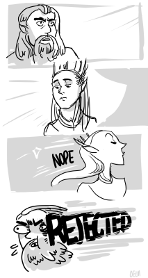 oelm:  Just got back from the Hobbit I cannot handle Thranduil