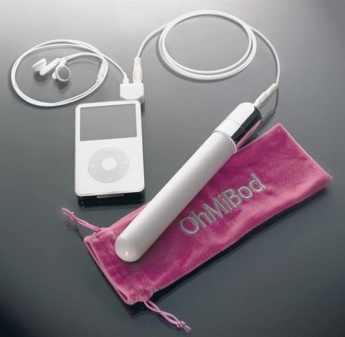 “I really enjoy your blog, and I just wanted to ask, since you’ve posted some sexy music - have you ever heard of the OhMiBod? It’s a vibrator that vibrates to the beat of your music, and it can make for some pretty funky foreplay. (There’s