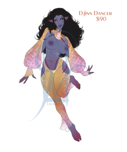 eroticlava: EDIT: Djinn has sold! EDIT: The smol witch has a