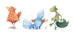 zestydoesthings:    I drew some little creatures that I’m certain