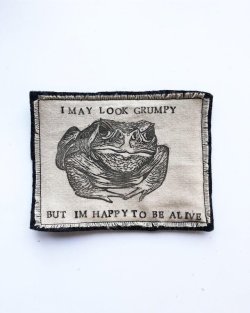 figdays: “Toad” Patch //  KellyRomanArt 