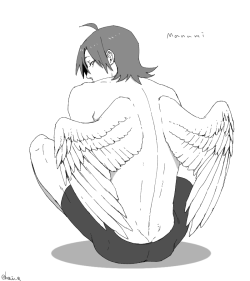 heeju1:  ManaOnoHeadcanon: Manami is Onoda’s Guardian Angel.