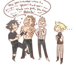 rkcart:  You know, I’ve been thinking. Noctis, Gladio, and